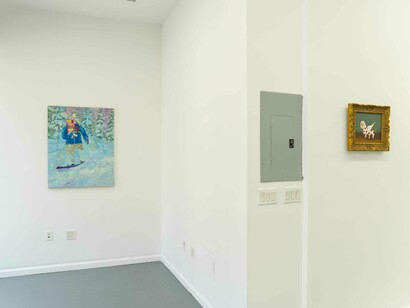 Various artists, Blue season, exhibiiton view. Courtesy of GR Gallery