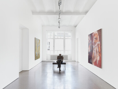 Erica Mahinay, Evaporation ceremony, exhibition view. Courtesy of Galerie Greta Meert