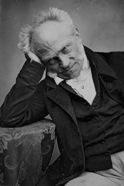 Daguerrotipo de Schopenhauer en 1852 de Jacob Seib