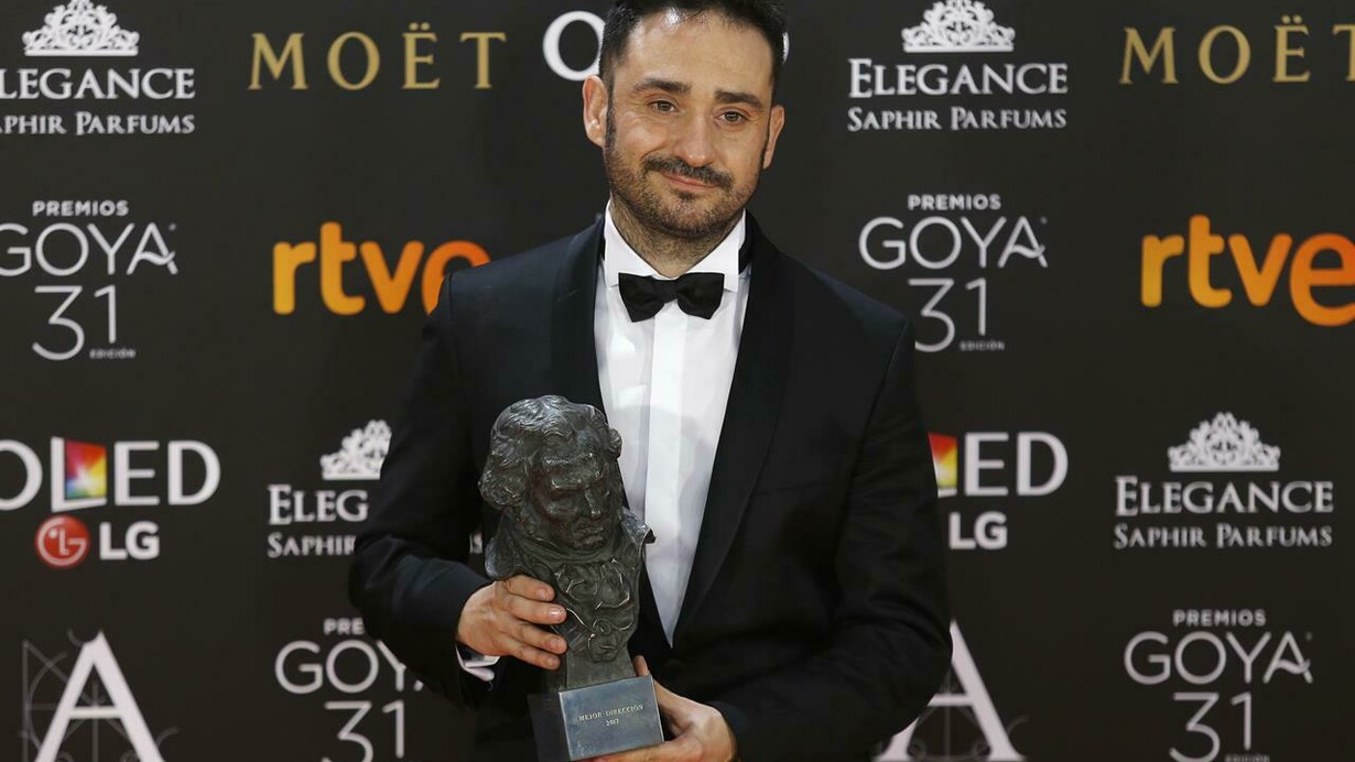 Juan Antonio Bayona, premiado con el Goya a la mejor dirección por "Un monstruo viene a verme"