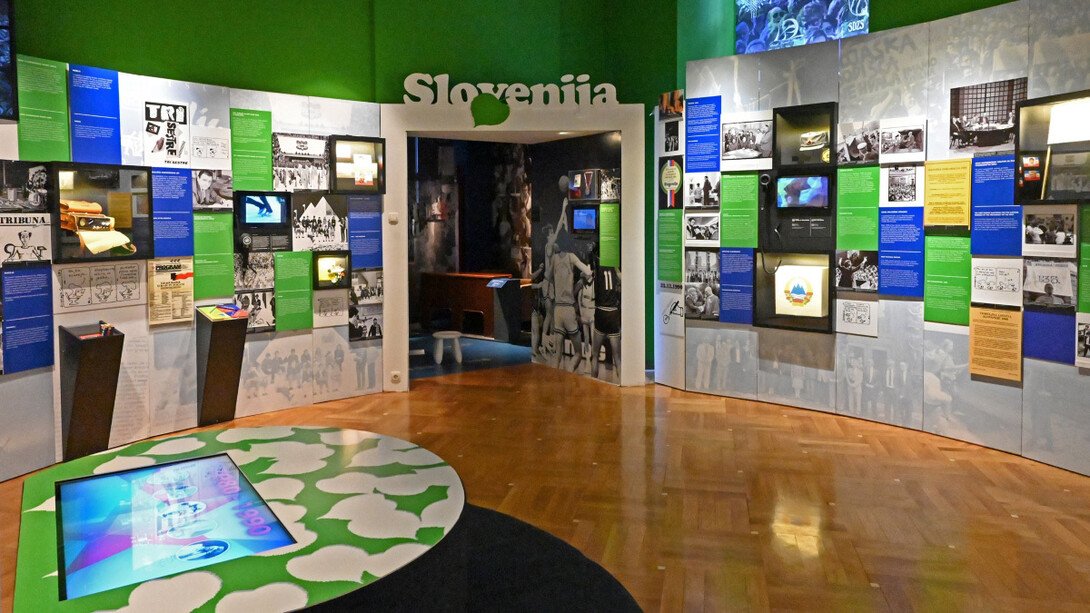 Slovenians in the 20th century, exhibition view. Courtesy of the National Museum of Contemporary History of Slovenia