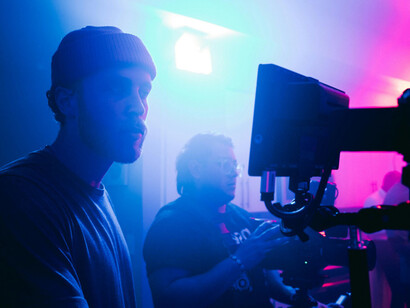 Directing the scene: a filmmaker at work
