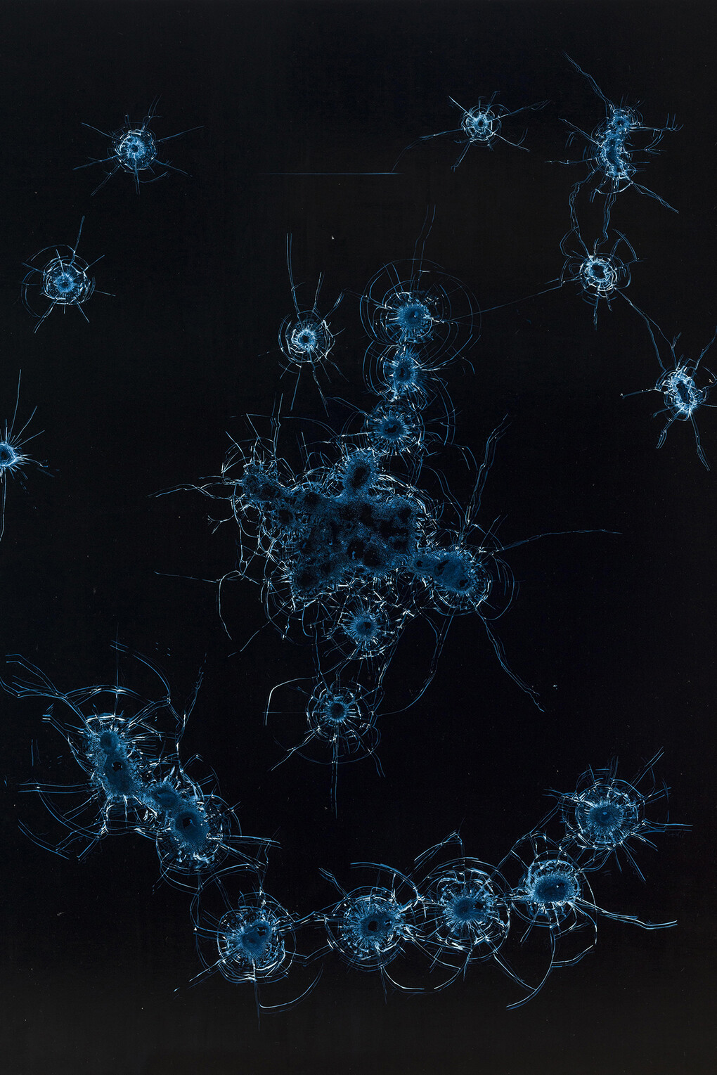 Zhao Zhao Constellations No. 10, 2015, Oil on canvas, 98 1/2 x 78 3/4 in (250 x 200 cm)
