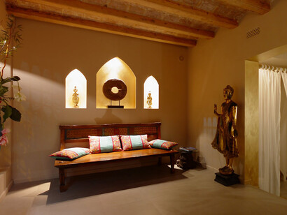 Salón para olvidarse del resto del mundo en un spa tailandés