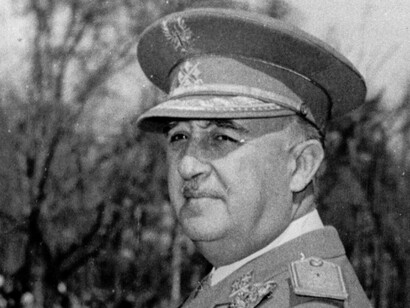 O ditador espanhol Francisco Franco