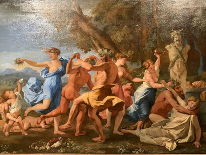 Nicolas Poussin, Bacchanal vor einem Termen, 1632/33, National Gallery, London, Foto Mario Bogisch