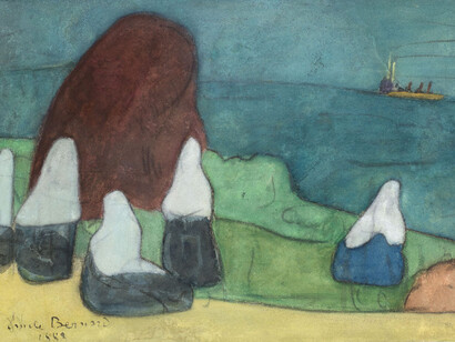 Bernard Emile - Bretonnes au goémon. Saint-Germain-en-Laye, musée Maurice Denis - Le Prieuré. Photo (C) RMN-Grand Palais / Benoît Touchard
