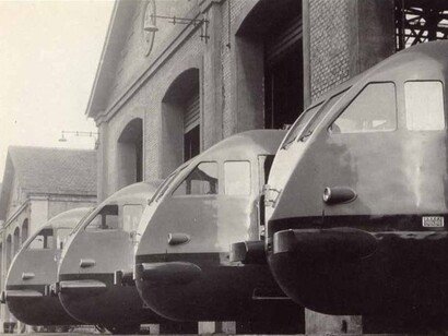 Treni ETR 200 pronti alla consegna, 1936. www.leferrovie.it 