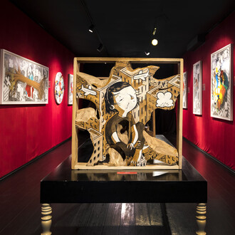 Millo, Do not open before 2023, installation view. Courtesy of Dorothy Circus Gallery, Rome