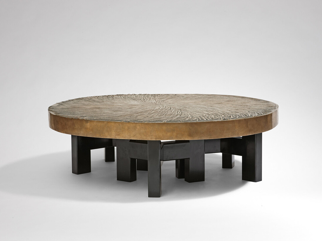 Galerie Gastou : Table «Copeaux» Ado Chale