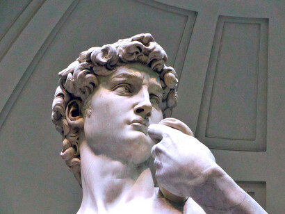 David, Michelangelo, Galleria dell'Accademia, Firenze, Italia