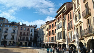 Fotografía de Oscar Farrerons. Plaza Mayor de Vic. Barcelona, España