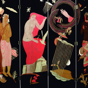 Francesc d’A. Galí, Paravent de la creació, 1929. Courtesy of Museu Nacional d’Art de Catalunya