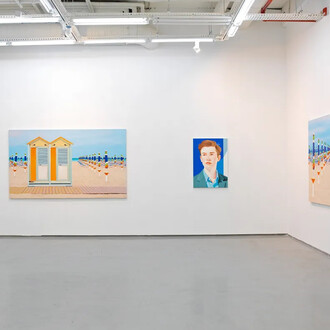Özer Toraman, Silent dialogue, exhibition view. Courtesy of Pi Artworks