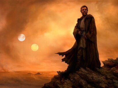 Luke Skywalker al final de "El despertar de la fuerza", la película de 2015 que dio inicio a una nueva trilogía de Star Wars