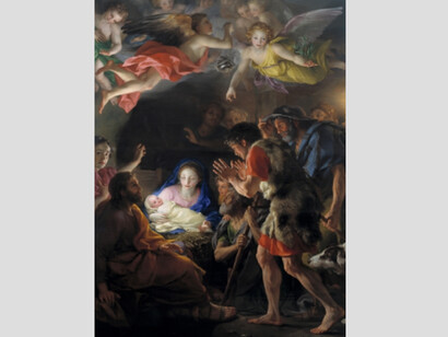 The Adoration of the Shepherds, 1770. Oil on oak panel, 256 x 190 cm. Courtesy of Museo del Prado