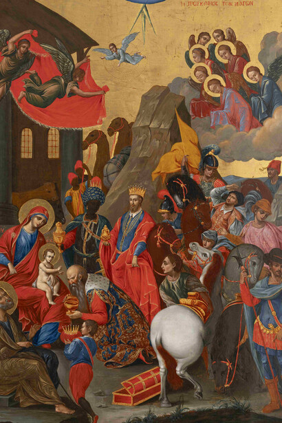 Michele  Damaskinòs, Adorazione dei Magi, seconda metà del XVI sec. Per gentile concessione di Museo Correr
