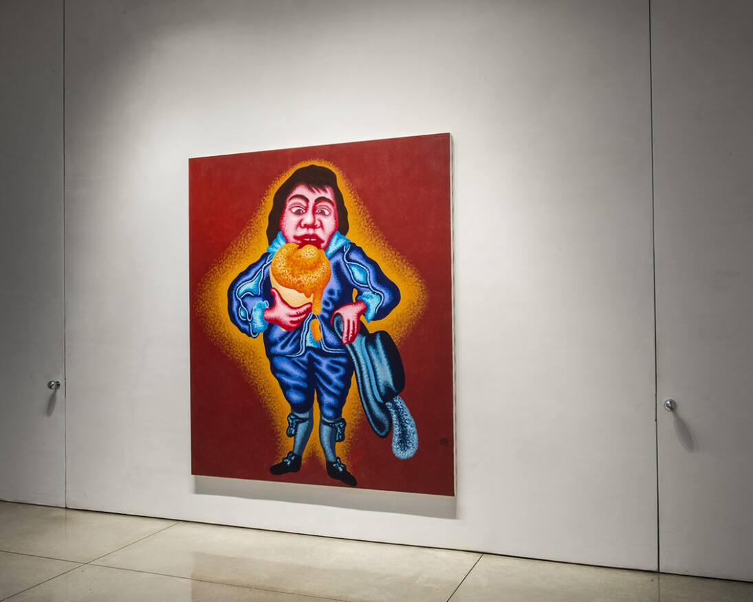 Peter Saul, Exhibition view. Courtesy of Mary Boone Gallery