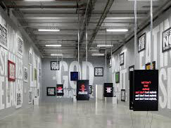Ugo Rondinone: I ♥ John Giorno, Exhibition view. Courtesy of New Museum 