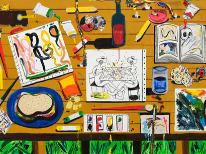 Devin Troy Strother, Naked lunch, 2024. Courtesy of The Pit