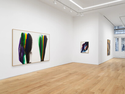 Paul Jenkins, exhibition view. Courtesy of Timothy Taylor