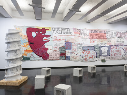 Inhabiting the ruins of the present, exhibition view. Courtesy of MACRO 