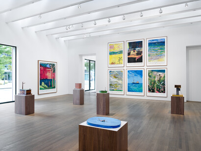 Rinus Van de Velde, exhibition view. Courtesy of Tim Van Laere Gallery