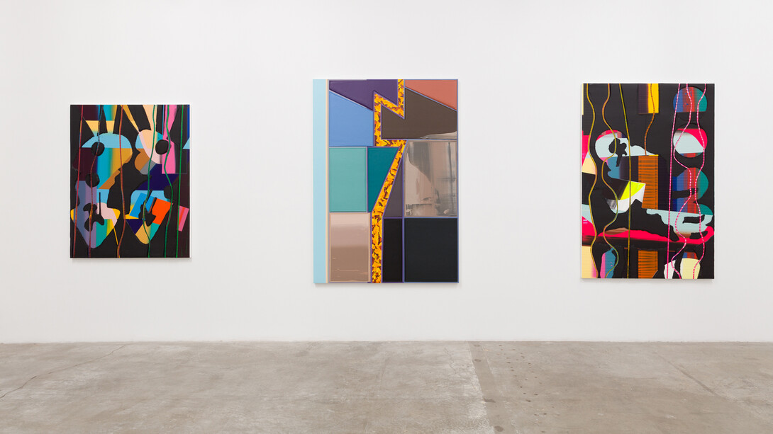 Installation View of BRITTON TOLLIVER: Bend To Play. Courtesy of the artist and Luis De Jesus Los
Angeles. Photo by Michael Underwood.