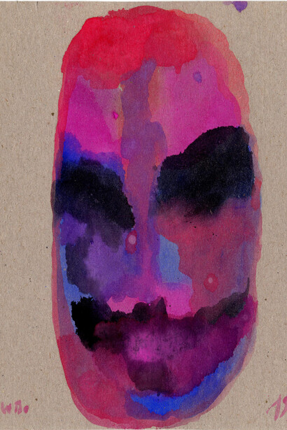 Dimitris Dimitriadis, Notebooks 1997, watercolor on paper © Dimitris Dimitriadis & Museum Alex Mylona-Macedonian Museum of Contemporary Art