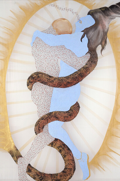 Ana Garcés Kiley, Entre el aliento y saliva V (detail), 2009. Courtesy of the Camp Gallery