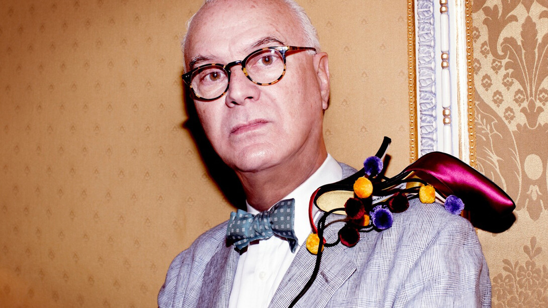 Lo stilista Manolo Blahník