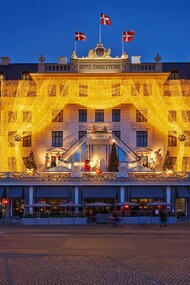Hotel d´Angleterre Christmas facade, Copenhagen, Denmark
