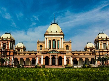 The Noor Mahal (Urdu: نور محل) is a historic palace located in Bahawalpur, Punjab, Pakistan. The site is owned by the Ministry of Defence and administered by the Army Secretariat