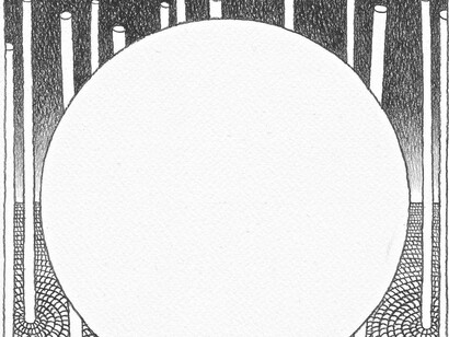 Autumn Equinox - charcoal on paper
