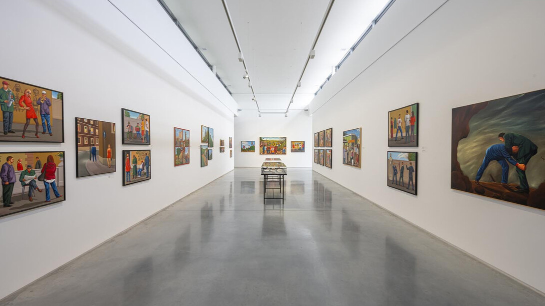 Jan Šafránek, O ľuďoch / About people, exhibition view. Courtesy of Danubiana