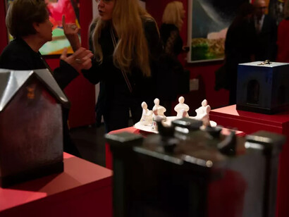 Various artists, Traces and roots. Anatolia in contemporary art of Turkey, exhibition view. Courtesy of the Art Museum Riga Bourse