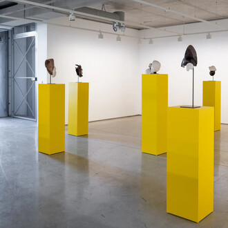 Nidhal Chamekh, Frictions brings, exhibition view. Courtesy of Selma Feriani Gallery