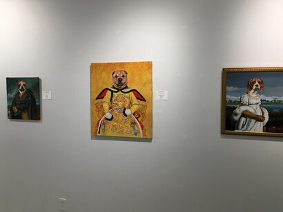 Paws For Art. Courtesy of Isabella Garrucho Fine Art