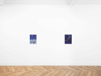 Various artists, The Northeast corridor, exhibition view. Courtesy of Huxley-Parlour Gallery