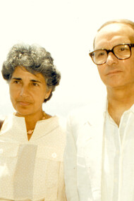 Ennio Morricone con su esposa Maria Travia