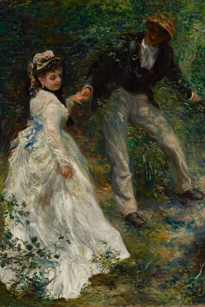 Auguste Renoir, La promenade (detail), 1870. Courtesy of Musée d’Orsay