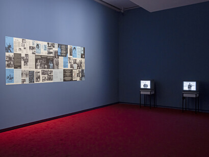 Bouchra Khalili, Between circles and constellations, exhibition view. Courtesy of Sharjah Art Foundation Gallery