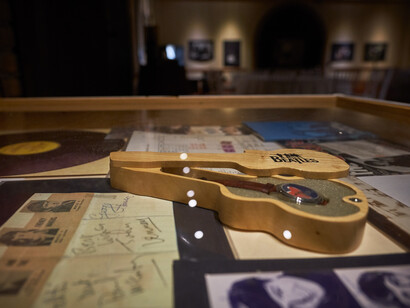 La mostra Beatles Memorabilia