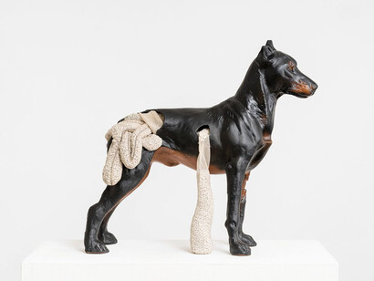 Birgit Jürgenssen, Ohne titel (hund) (Untitled [Dog]), 1972. Courtesy of the Henry Moore Foundation