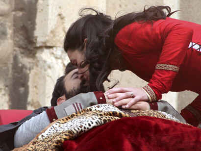 Los Amantes de Teruel. El entierro de Diego de Marcilla