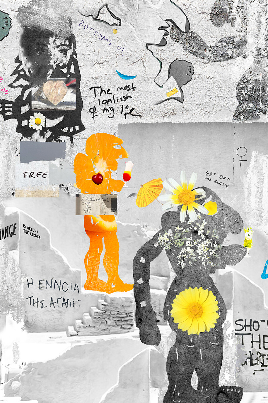 Olga Migliaressi-Phoca, Tutti Frutti (detail), 2015, Digital Print on Canvas, Width 200 x Height 150 cm, Edition 1-1