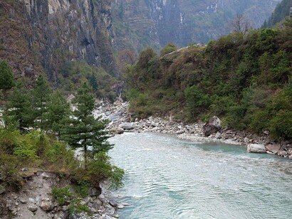 Dharapani, a village development committee in Manang District, lies in the Gandaki Zone of northern Nepal