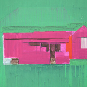 Hurvin Anderson, Passenger opportunity. Courtesy of Pérez Art Museum Miami