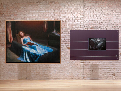 Various artists, Cielo, fondale e quinte, exhibition view. Courtesy of L.U.P.O.