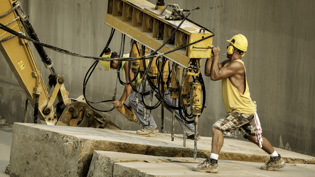 Tom Duffy - Limestone Quarry workers